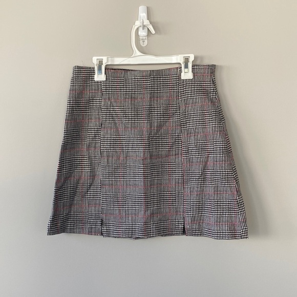 Reformation Size 6 Oak Mini Skirt In Washington Print Front Slits - Picture 1 of 9